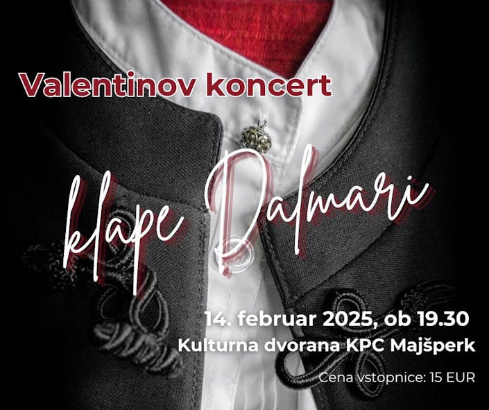 Abonma Kulturni mozaik Majšperk - Valentinov koncert Klape Dalmari